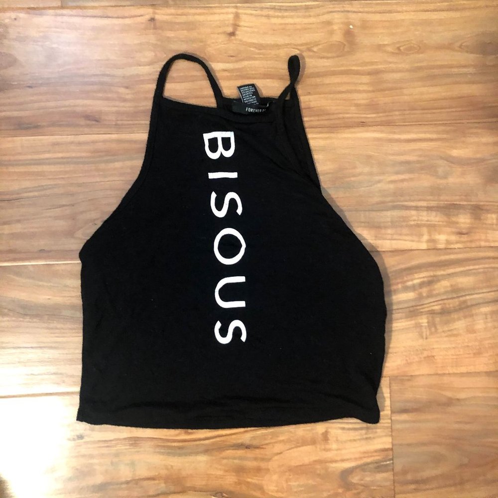 Muscle Back Crop Top